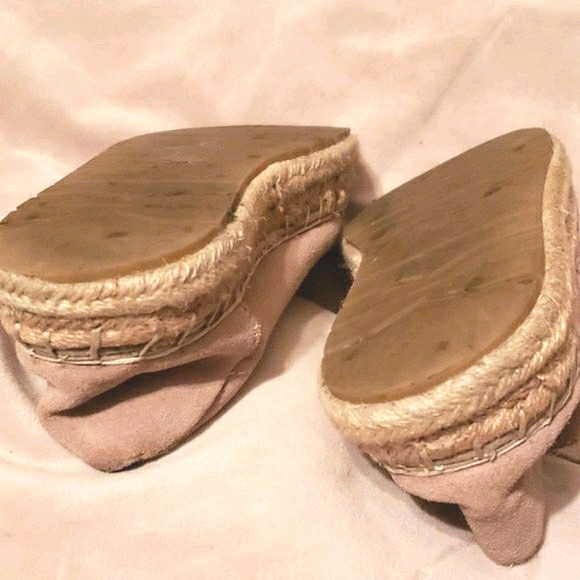 ZARA TRAFALUC ESPADRILLES BEIGE SZ 7 - Picture 7 of 8